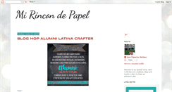 Desktop Screenshot of mirincondepapel.blogspot.com