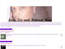 Tablet Screenshot of lovesexandnaturalhair.blogspot.com