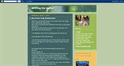 Desktop Screenshot of birthingthemother.blogspot.com