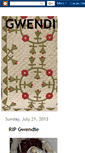 Mobile Screenshot of gwendiesquilts.blogspot.com