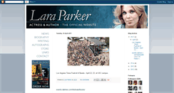 Desktop Screenshot of laraparkersite.blogspot.com
