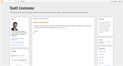 Desktop Screenshot of lincicome.blogspot.com