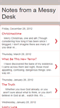 Mobile Screenshot of notesfromamessydesk.blogspot.com