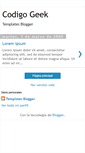 Mobile Screenshot of codigogeek-templates-blogger.blogspot.com
