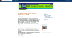 Desktop Screenshot of centrodeestudosadistancia.blogspot.com