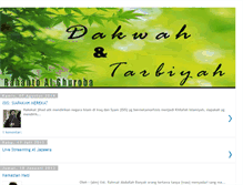 Tablet Screenshot of dakwahdantarbiyah.blogspot.com