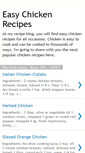 Mobile Screenshot of easychickenrecipes.blogspot.com