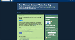 Desktop Screenshot of newmillenniumpcs.blogspot.com