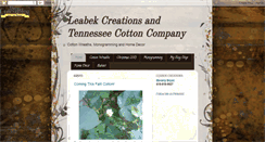 Desktop Screenshot of leabekcreations.blogspot.com