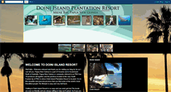 Desktop Screenshot of doiniisland.blogspot.com