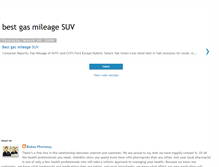 Tablet Screenshot of bestgasmileagesuv.blogspot.com