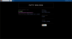 Desktop Screenshot of fatty-bombom.blogspot.com