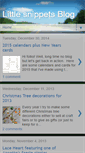 Mobile Screenshot of littlesnippetsblog.blogspot.com