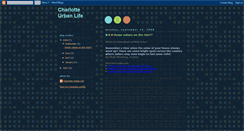 Desktop Screenshot of charlotteurbanlife.blogspot.com