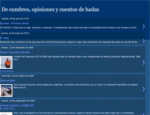 Tablet Screenshot of cumbresyopiniones.blogspot.com