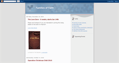 Desktop Screenshot of familiesoffaith.blogspot.com
