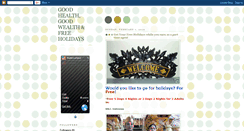 Desktop Screenshot of go4holidays.blogspot.com