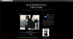 Desktop Screenshot of handwrittentheatre.blogspot.com