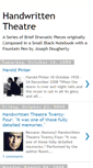 Mobile Screenshot of handwrittentheatre.blogspot.com