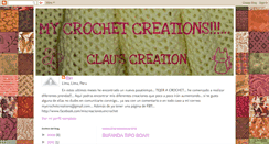 Desktop Screenshot of mycrochetcreation-clau.blogspot.com