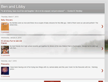 Tablet Screenshot of benandlibbylyman.blogspot.com