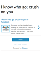Mobile Screenshot of iknowwhogotcrushonyou.blogspot.com