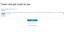 Tablet Screenshot of iknowwhogotcrushonyou.blogspot.com
