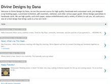 Tablet Screenshot of divinedesignsbydana.blogspot.com