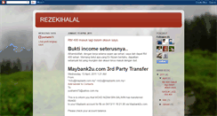 Desktop Screenshot of myblog-rezekihalal.blogspot.com