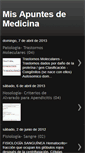 Mobile Screenshot of misapuntesdemedicina3.blogspot.com