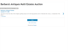 Tablet Screenshot of barbarasantiquesmultiestatesauction.blogspot.com