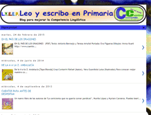 Tablet Screenshot of leoyescriboenprimaria.blogspot.com