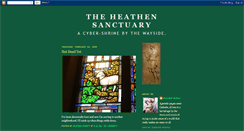 Desktop Screenshot of heathensanctuary.blogspot.com