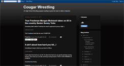Desktop Screenshot of cougarswrestle.blogspot.com