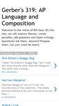 Mobile Screenshot of gerber319-08.blogspot.com