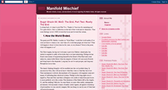 Desktop Screenshot of manifoldmischief.blogspot.com