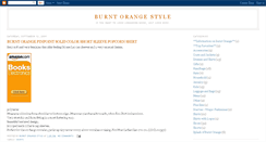 Desktop Screenshot of burntorangestyle.blogspot.com