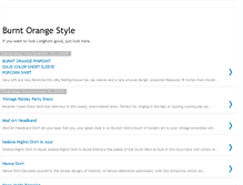 Tablet Screenshot of burntorangestyle.blogspot.com