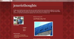 Desktop Screenshot of jenericthoughts.blogspot.com