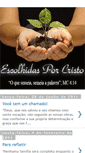 Mobile Screenshot of escolhidasporcristo.blogspot.com
