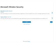 Tablet Screenshot of microsoftwindow-security.blogspot.com