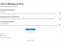 Tablet Screenshot of lifein600squarefeet.blogspot.com