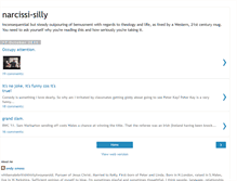 Tablet Screenshot of narcissi-silly.blogspot.com