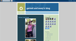 Desktop Screenshot of garnettandaverysblog.blogspot.com