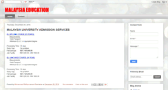 Desktop Screenshot of malaysia-edu.blogspot.com