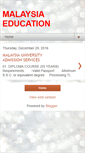 Mobile Screenshot of malaysia-edu.blogspot.com