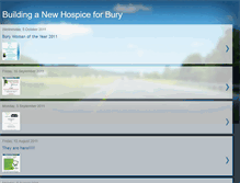 Tablet Screenshot of buildinganewhospiceforbury.blogspot.com