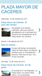 Mobile Screenshot of plazamayordecaceres.blogspot.com