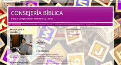 Desktop Screenshot of consejeriabiblica.blogspot.com