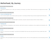 Tablet Screenshot of motherhood-the-journey.blogspot.com